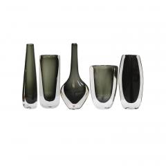 Nils Landberg Mid Century Modern Black Murano Glass by Nils Landberg for Orrefors 1960 - 3651791