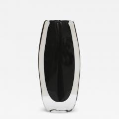 Nils Landberg Mid Century Modern Black Murano Glass by Nils Landberg for Orrefors 1960 - 3652230
