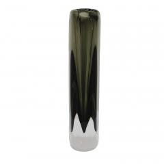 Nils Landberg Midcentury Black Sommerso Murano Glass Vase by Nils Landberg for Orrefors 1960 - 3651910