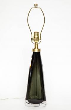 Nils Landberg Nils Landberg Orrefors Dark Bottle Green Lamps - 1061534