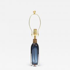 Nils Landberg Orrefors Sapphire Blue Crystal Lamp - 1902052