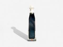 Nils Landberg Swedish Modern Blue Tinted Glass Table Lamp Sweden 1960s - 4219860