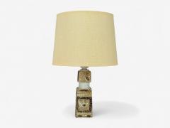Nils Thorsson Danish Modern Ceramic Baca Table Lamp Denmark 1960s - 4312389