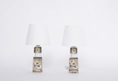 Nils Thorsson Pair of Danish Mid Century Modern Table Lamps by Nils Thorsson for Fog Morup - 3094054