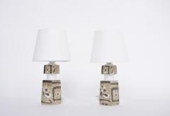 Nils Thorsson Pair of Danish Mid Century Modern Table Lamps by Nils Thorsson for Fog Morup - 3094056