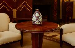 Nimy 1933 Art Deco Vase with Polychrome Glaze - 4312919