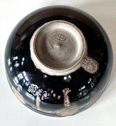 Nin ami Dohachi Japanese Glazed Kyo yaki Tea Bowl Ninami Dohachi Edo Period - 4197851