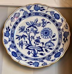 Nine Blue Onion Meissen Show or Wall Plates - 2975783