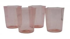 Ninety Two Pieces of Pink Venetian Glass - 4136926
