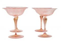 Ninety Two Pieces of Pink Venetian Glass - 4136928