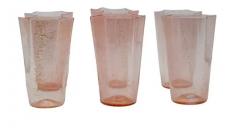 Ninety Two Pieces of Pink Venetian Glass - 4136929