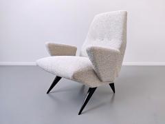 Nino Zoncada Pair of Mid Century Modern Armchairs by Nino Zoncada for Frimar Italy - 2276916