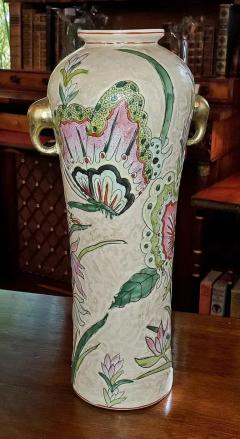 Nippon Art Nouveau Style Butterfly Vase - 4127978