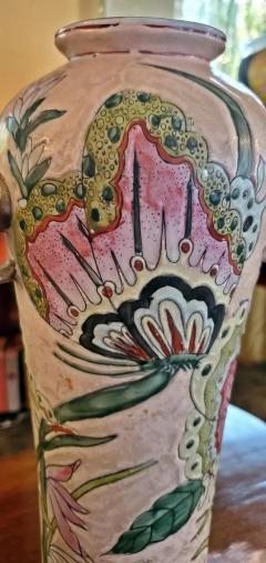 Nippon Art Nouveau Style Butterfly Vase - 4127986