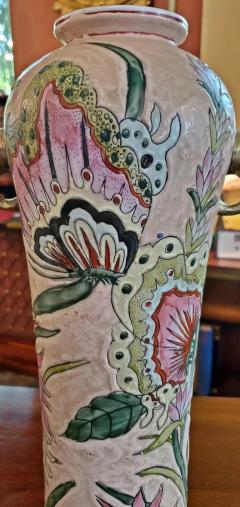 Nippon Art Nouveau Style Butterfly Vase - 4128000