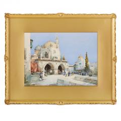 Noel Harry Leaver Orientalist view of a mosque by Leaver - 3464148