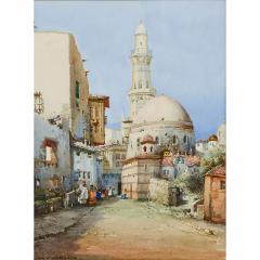 Noel Harry Leaver Pair of Orientalist watercolours of North African street scenes by Leaver - 3386221