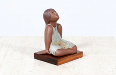 Noel Osheroff Noel Osheroff Ceramic Girl Figure Sculpture for Robert Maxwell Studio - 2694235