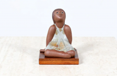 Noel Osheroff Noel Osheroff Ceramic Girl Figure Sculpture for Robert Maxwell Studio - 2694236
