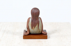Noel Osheroff Noel Osheroff Ceramic Girl Figure Sculpture for Robert Maxwell Studio - 2694238