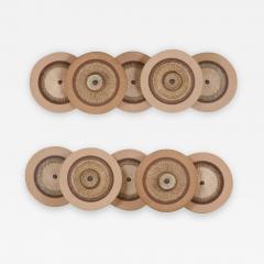 Noomi Backhausen Pair of Ceramic Wall Lights by Noomi Backhausen Poul Brandborg for S holm - 1099048