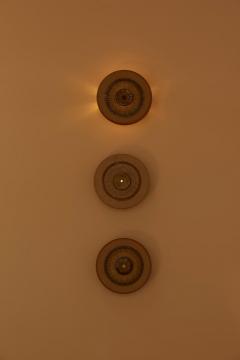 Noomi Backhausen Set of 3 Ceramic Wall Lights by Noomi Backhausen Poul Brandborg for S holm - 1098324