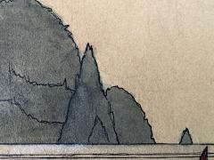 Nora Schnitzler Fairy Tales Girl and the Courteous Gnomes Illustration Original Art - 4472613