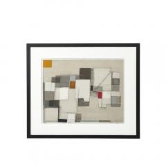 Norio Azuma Mid Century Modernist Abstract Geometric Screenprint Edition 40 50 Image No 3 - 4514264