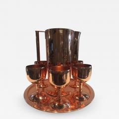 Norman Bel Geddes Norman Bel Geddes Copper Art Deco Cocktail or Drinks Set - 1326788