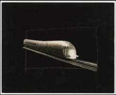 Norman Bel Geddes Norman Bel Geddes Streamlined Railway Train Model ca 1930 33 Art Deco - 4320657
