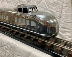 Norman Bel Geddes Norman Bel Geddes Streamlined Railway Train Model ca 1930 33 Art Deco - 4320687