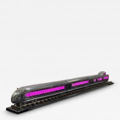 Norman Bel Geddes Norman Bel Geddes Streamlined Railway Train Model ca 1930 33 Art Deco - 4320738