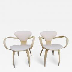 Norman Cherner Lovely Pair of Norman Cherner Plycraft Pretzel Chairs Mid Century Modern - 1636257