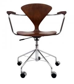 Norman Cherner Mid Century Modern Norman Cherner for Plycraft Office Chair or Task Chair - 4014362