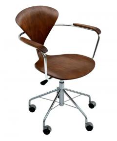 Norman Cherner Mid Century Modern Norman Cherner for Plycraft Office Chair or Task Chair - 4014365