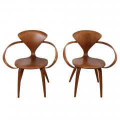 Norman Cherner Pair of Classic Cherner Armchairs - 2910693