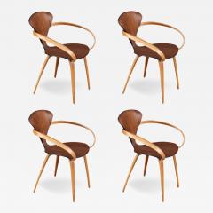 Norman Cherner Set of 4 Pretzel Armchairs by Norman Cherner for Plycraft - 3614822