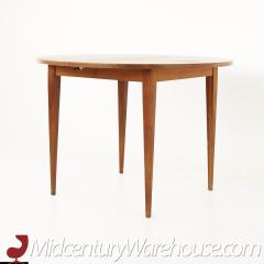 Norman Cherner for Plycraft Mid Century Walnut Round Expanding Dining Table - 2358121