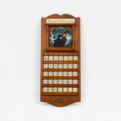 Norman Rockwell American Mid Century Porcelain Plate and Tile Wooden Wall Calend - 4709200