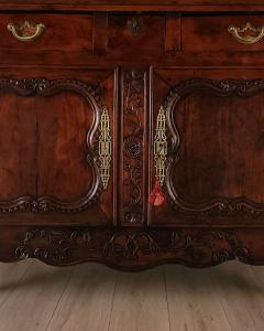 Normandy Walnut Buffet Deux Corps France circa 1780 - 3915119