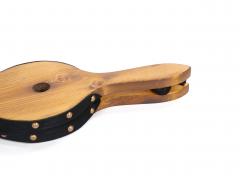 North American Hand Carved Brass Wood Fireplace Bellows Tool - 4553211