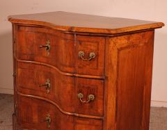 North Of Italy Walnut Commode 18th Century - 2210536