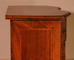 North Of Italy Walnut Commode 18th Century - 2210542