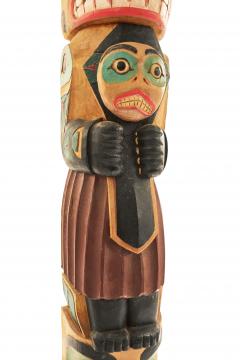 North Western style Carved Totem Pole - 4520112