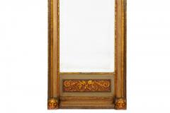 Northern European Neoclassical Painted Antique Pier Mirror 19th Century - 4500764