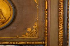Northern European Neoclassical Painted Antique Pier Mirror 19th Century - 4500770