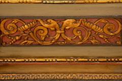 Northern European Neoclassical Painted Antique Pier Mirror 19th Century - 4500772