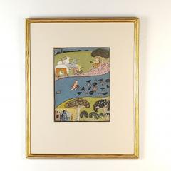 Northern Indian Painting of Krishna in Landscape 19th Century - 3243770