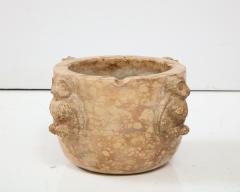 Northern Italian 17th Century Marble Mortar with Carved Owl Decoration - 2479223