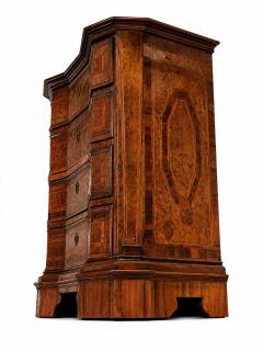 Northern Italian Louis XVI Burl Walnut Marquetry Commode Circa 1770 - 4692495